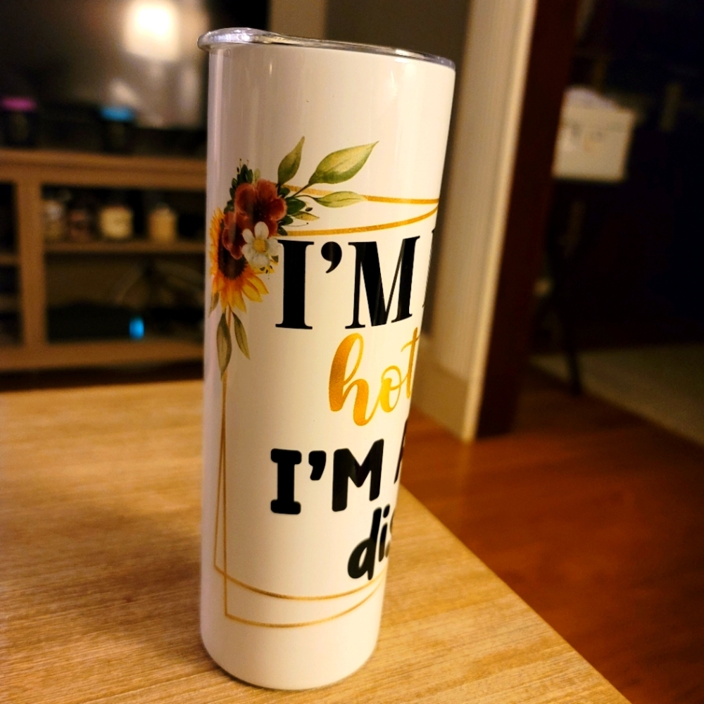 20 oz Tumbler- Handmade Hot Mess Spicy Disaster